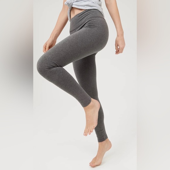 Aerie Gray High-Waisted Leggings Stretchy Athletic Fit - Picture 1 of 4